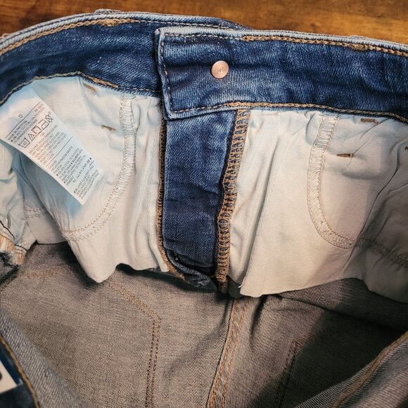 Old Navy Jeans Size 0 Rockstar Super Skinny High Rise Tummy Control Ripped NWT - Picture 3 of 10
